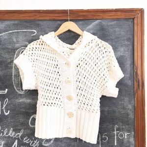 Free People Button Down Knit Cardigan